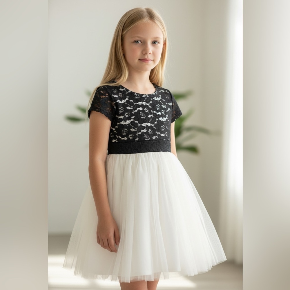 Black and Ivory dress
